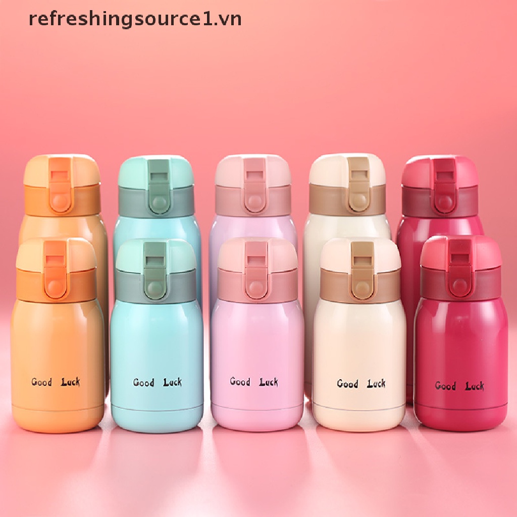 Bình nước giữ nhiệt mini bằng thép không gỉ nhỏ gọn tiện lợi cho các bé