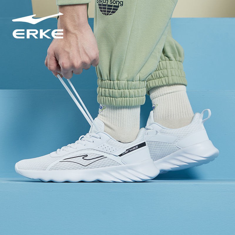 Giày bình thường Hongxing Erke 2021 giày nam mới mùa hè thoáng khí giày chạy bộ thông thường giày thể thao nam