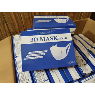 [RẺ NHẤT] Khẩu Trang 3D MASK Monji Chính Hãng Loại Đẹp [HỘP 50 C thumbnail