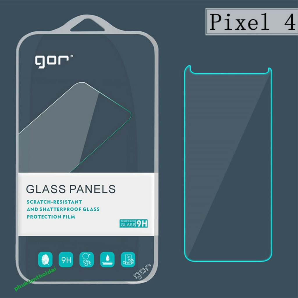 Cường lực Google Pixel 4 hiệu Gor trong suốt trơn mượt ( tặng keo mép )