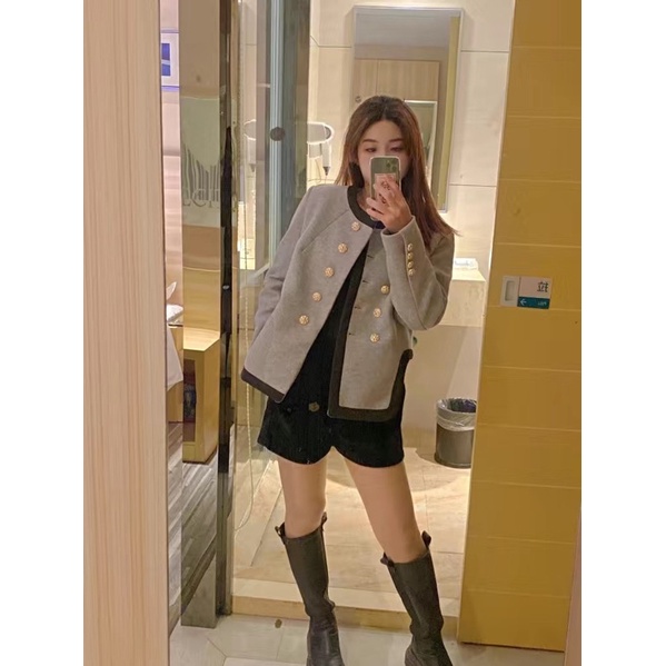 Áo Khoác Dạ Khoét Hông 2 lớp hàng QCCC