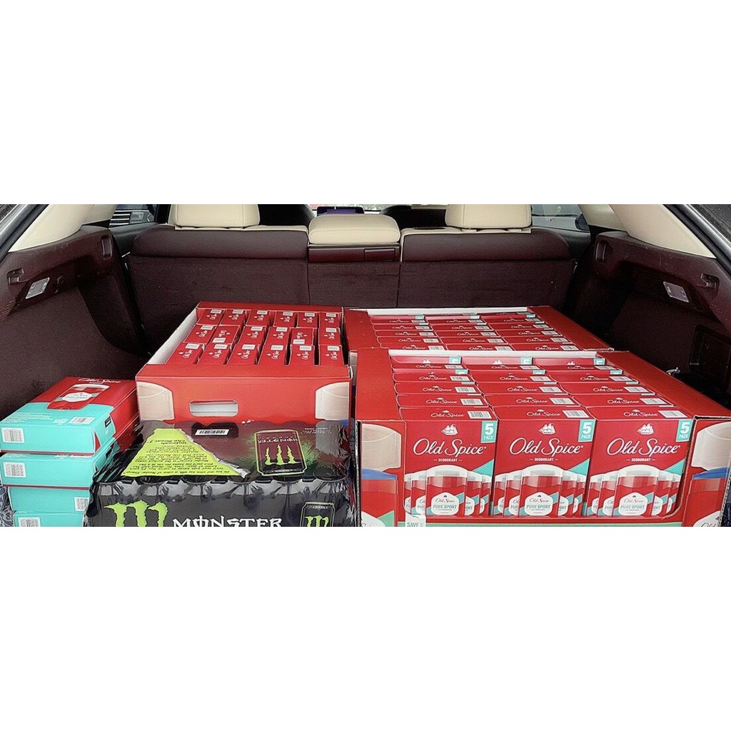 LĂN NÁCH OLD SPICE HỘP 5 HŨ HÀNG NHẬP MỸ BAO CHECK BAO ĐỔI TRẢ