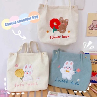 W&G Túi canvas đeo vai đựng sách