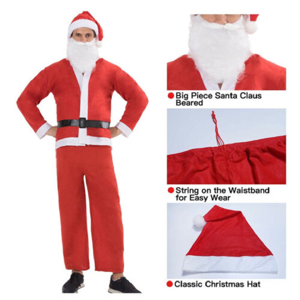 Trang phục hóa trang ông già noel phong cách Mỹ cho người lớn
 | BigBuy360 - bigbuy360.vn