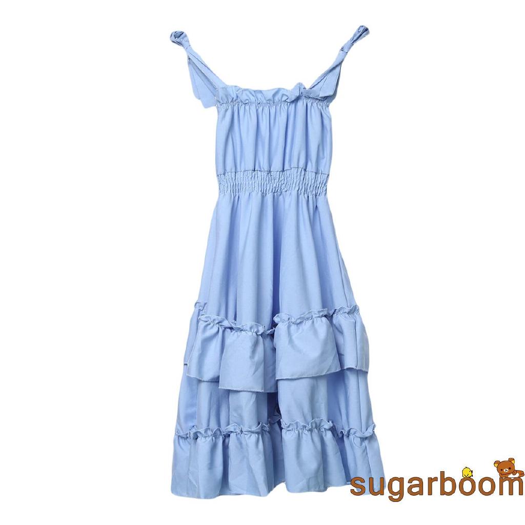 Đầm Maxi phối ren cho bé gái