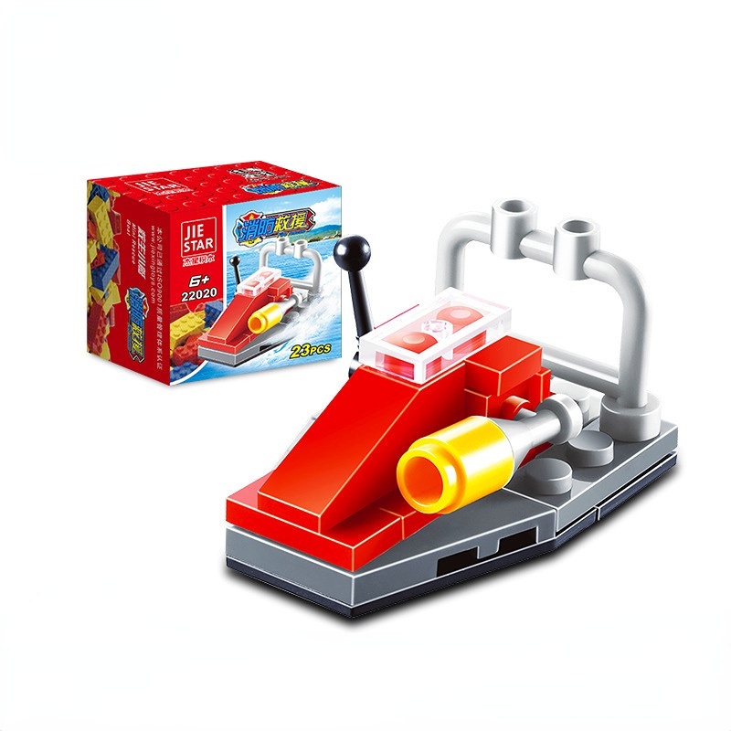 Đồ Chơi Lắp Ráp Mô Hình Máy Bay/Xe Cứu Hỏa/Xe Cứu Hỏa/Máy Bay Mini Bằng Nhựa Cho Bé