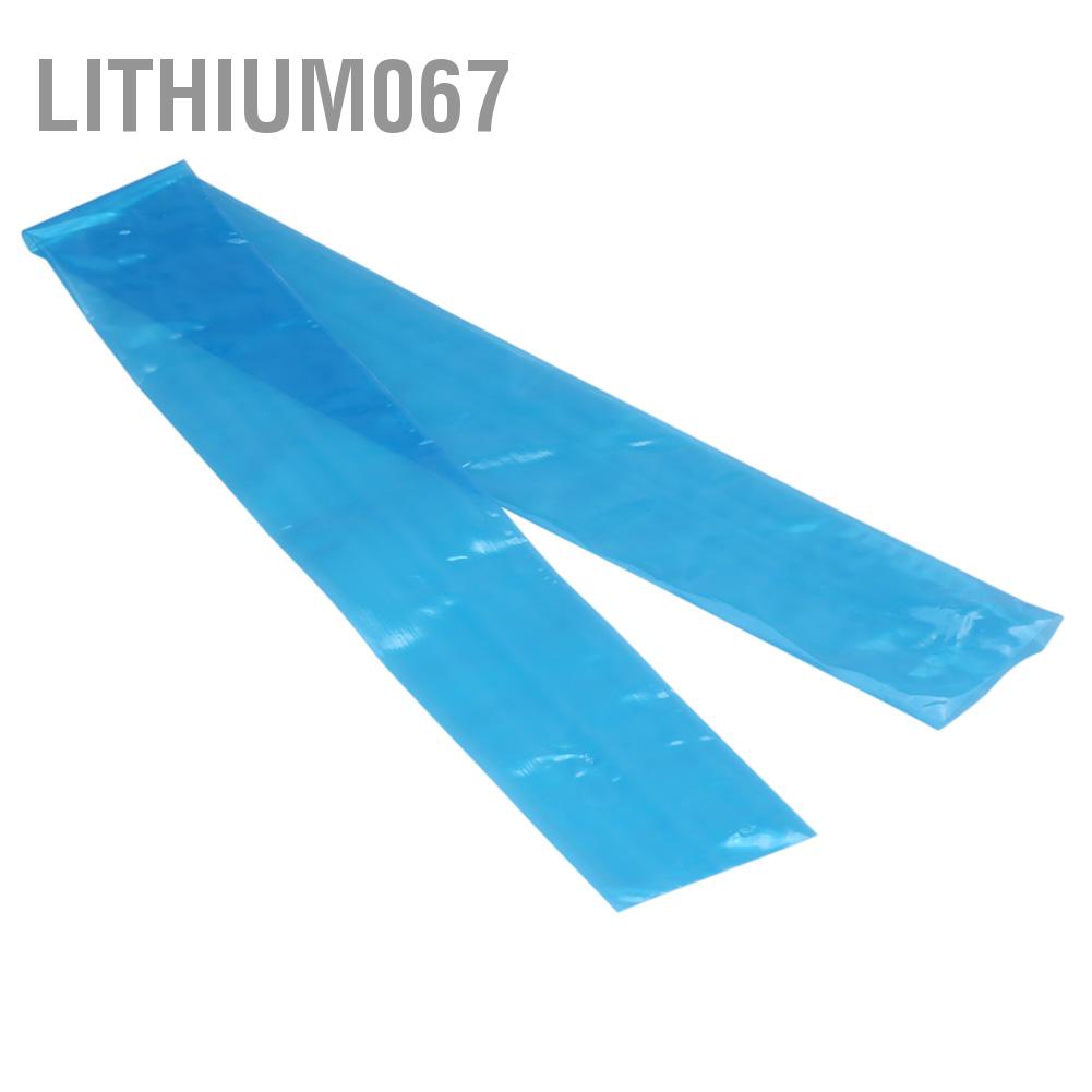Set 100 túi nhựa dùng một lần màu xanh dương bọc máy xăm