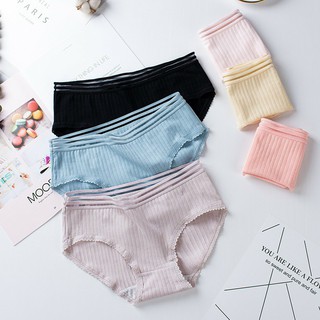 Quần lót nữ❤️FREESHIP❤️ quần lót nữ cotton tăm tre kháng khuẩn viền ren- QL6
