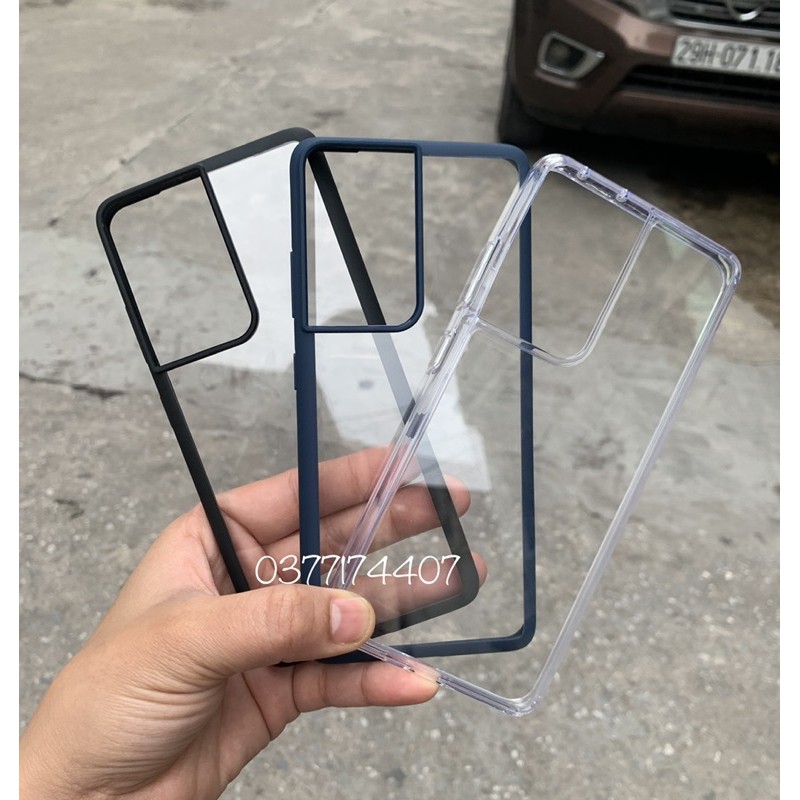 Ốp lưng LikGus viền màu chống sốc cho Samsung S21/ S21 Plus/ S21 Ultra/ Note 10 plus, S10E, S10 Plus bất tử không ốp màu