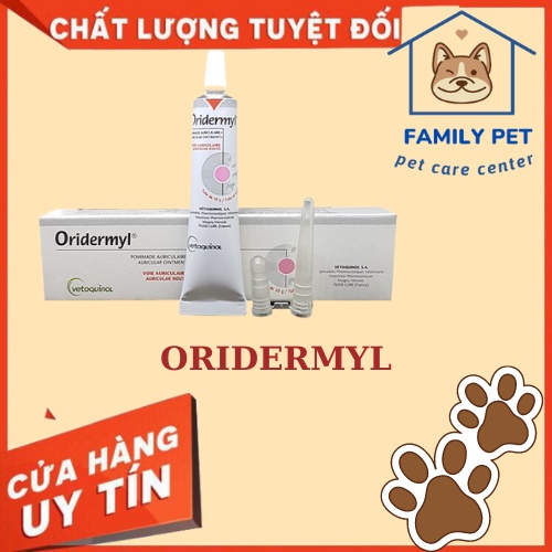 ORIDERMYL CHỮA VIÊM TAI CHÓ MÈO