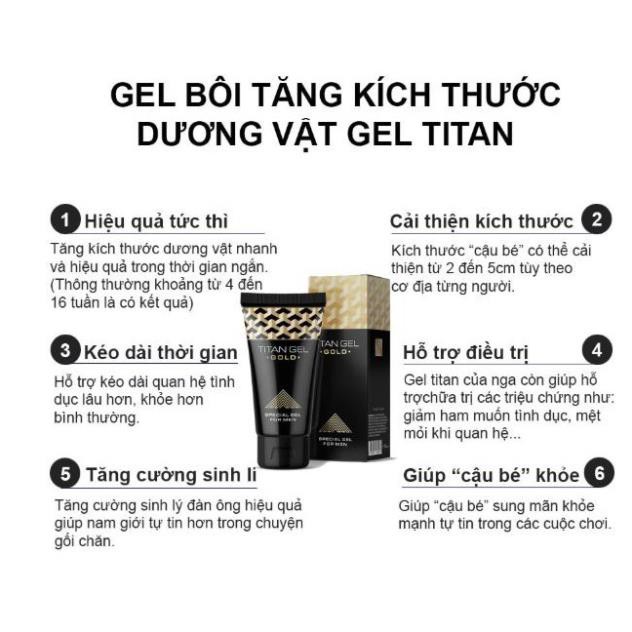 geltitan tăng kích thước DV , geltitan an toàn hiệu quả hàng Nga