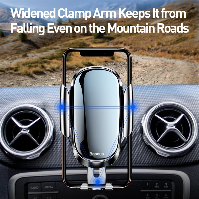 [Hàng Chính Hãng] Bộ đế giữ điện thoại khóa tự động dùng cho xe hơi Baseus Future Gravity Car Mount