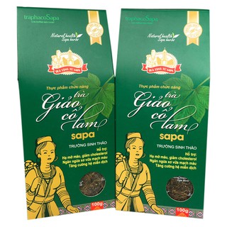 COMBO 2 Trà Giảo Cổ Lam Sapa 100g- hỗ trợ Hạ mỡ máu, ngăn xơ vữa mạch máu