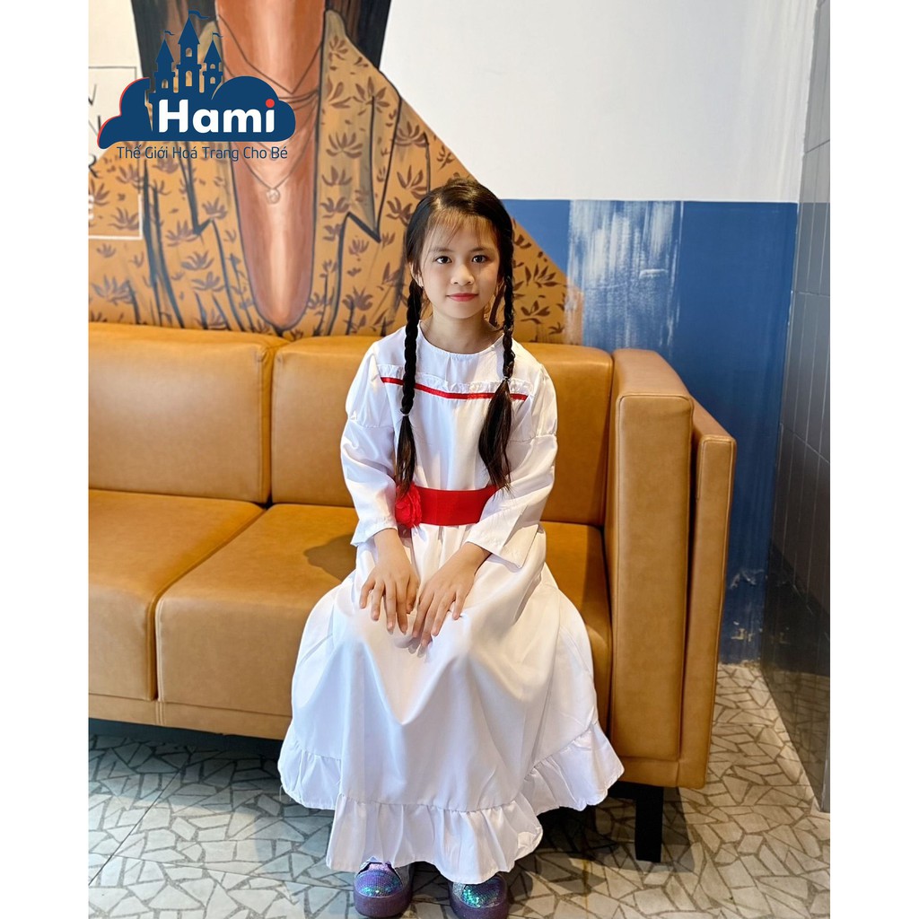 HM0012 - Trang Phục Hóa Trang Búp Bê Ma Annabelle Cho Bé Gái