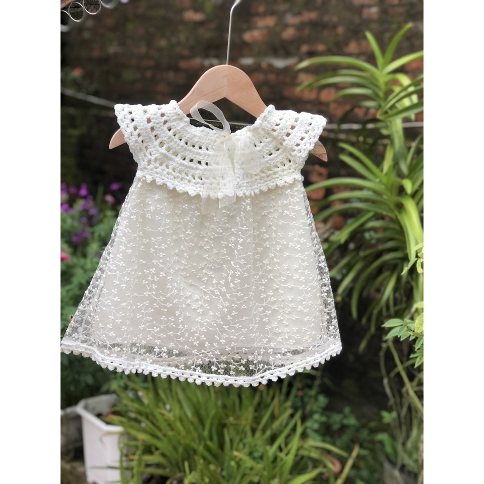 Đầm công chúa cho bé gái từ 3m đến 2 tuổi - Đầm bé gái 5-12kg