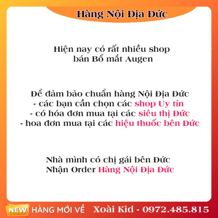 [auth] Viên Uống Bổ Mắt Doppelherz Augen Extra - Bổ Sung Vitamin A, Chống Mỏi Mắt, Tăng Cường Thị Lực [Hot]