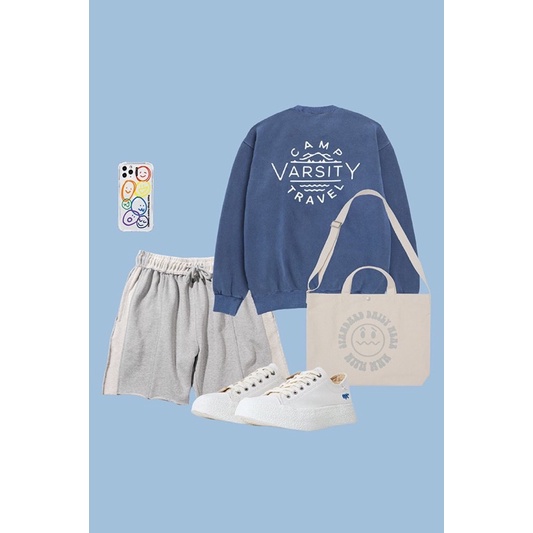 Áo nỉ Sweater Varsity xuất Hàn chính hãng | BigBuy360 - bigbuy360.vn