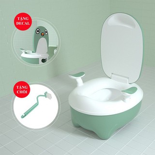 Bô vệ sinh cho bé cao cấp đa năng có ngăn chứa tháo lắp vệ sinh dễ dàng hình thú đáng yêu BIBO STORE QB300