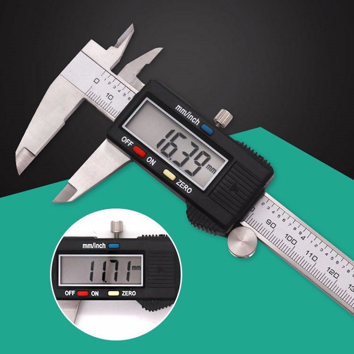 thước cặp điện tử thép không gỉ 150mm kèm hộp đựng