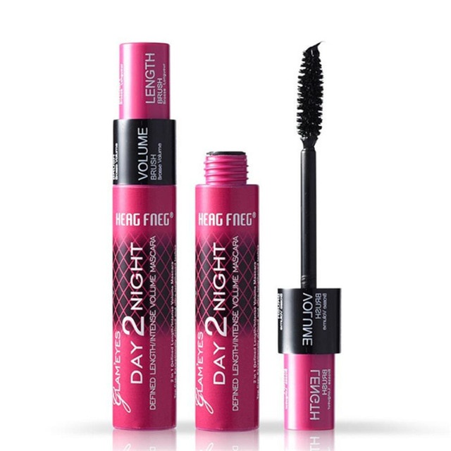 [Hàng mới về] Mascara sợi tơ 4D màu đen chuốt dài dày và cong mi tự nhiên lâu trôi nhanh khô chống thấm nước