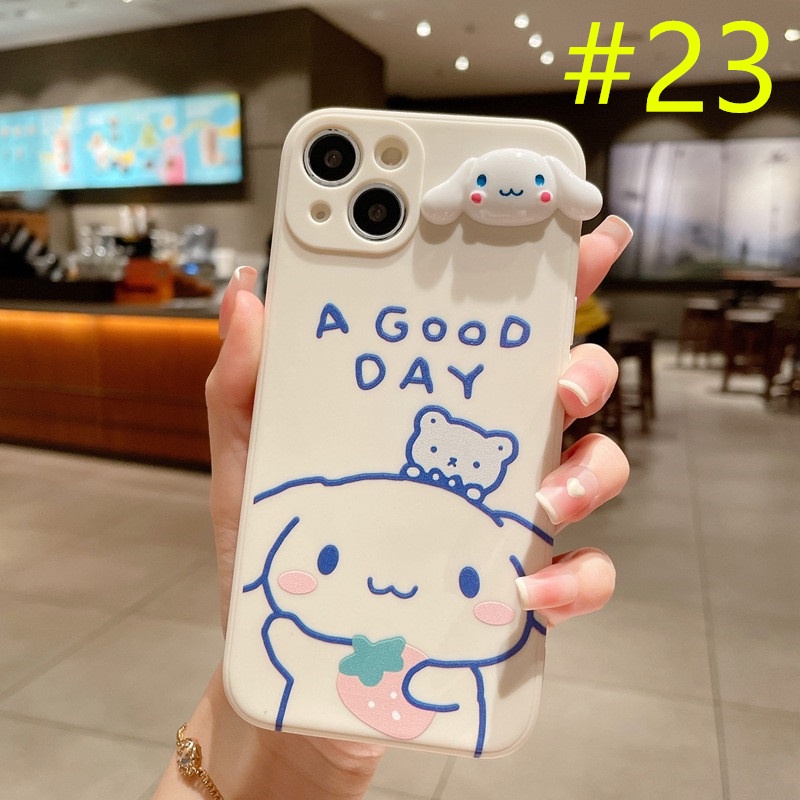 Compatible For Samsung Galaxy A05 A05S A24 M14 A04S A04e A13 A23 A33 A53 A73 M54 M23 M33 M53 S8 S9 Plus S20 S21 FE Note 8 9 20 Note 10 Plus Ốp Điện Thoại Cho Pachacco Cinnamoroll ba chiều dễ thương