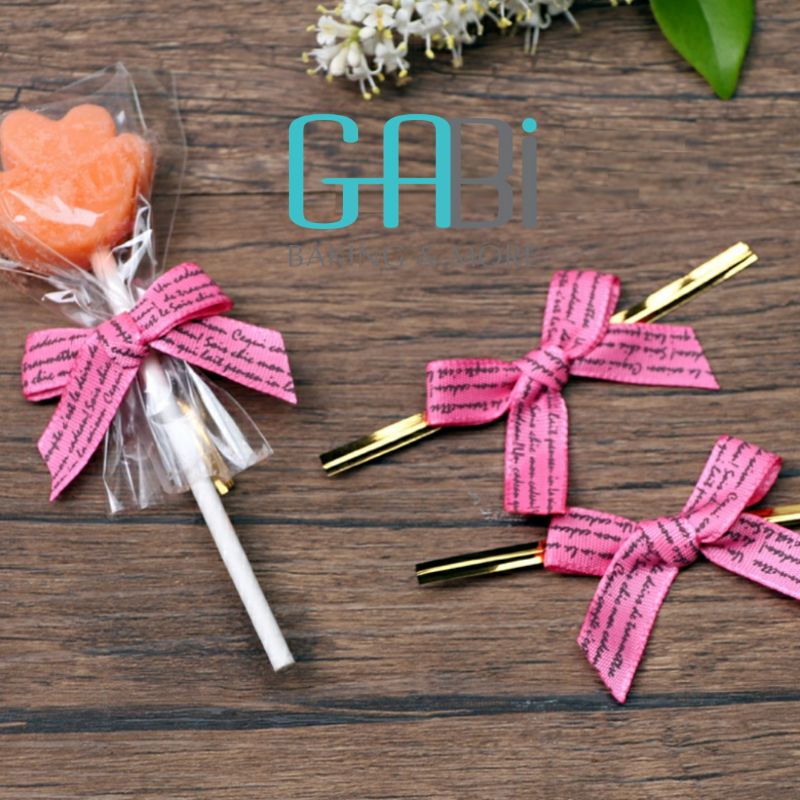 Set 20 chiếc dây kẽm nơ caro/chữ