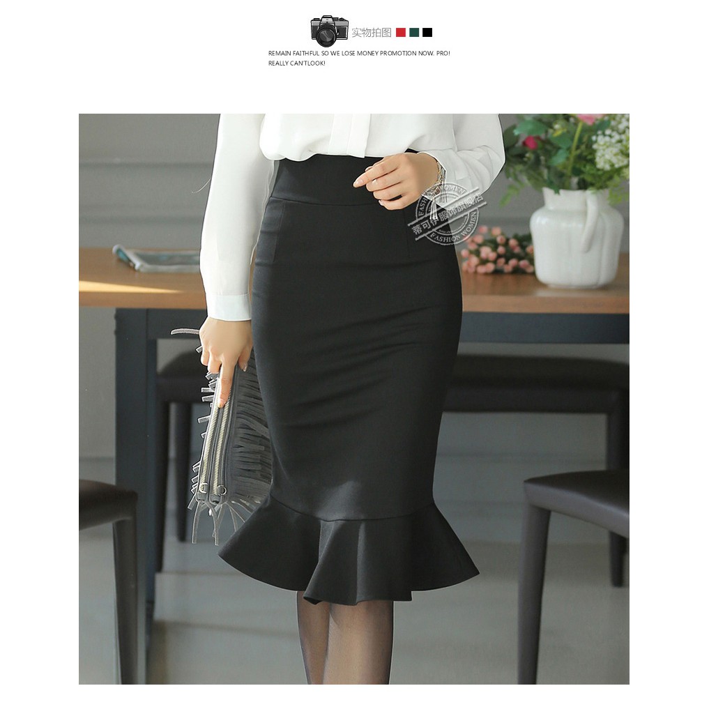 CHÂN VÁY ĐUÔI CÁ LƯNG 6CM | BigBuy360 - bigbuy360.vn