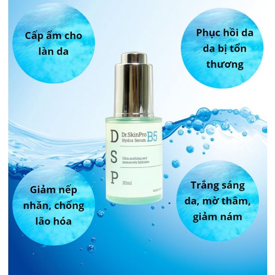Serum phục hồi b5 cấp ẩm dưỡng da trẻ hóa phục hồi da hư tổn Hydra B5 Dr.SkinPro