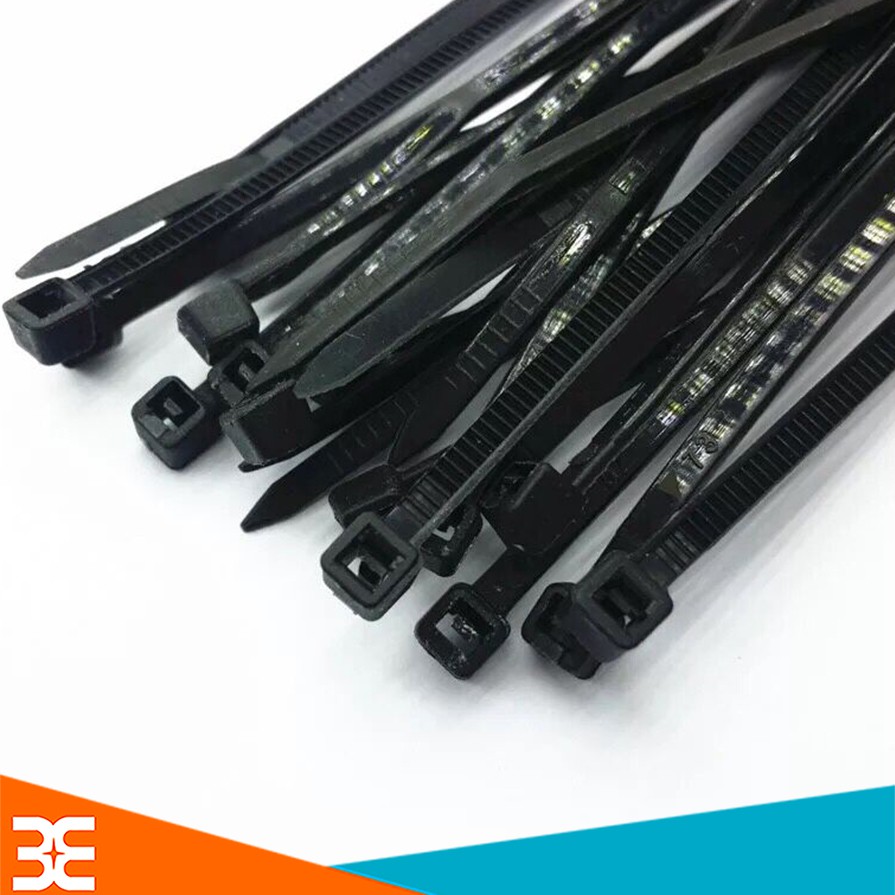 Gói 250PCS Dây Thít Đen 8X400mm