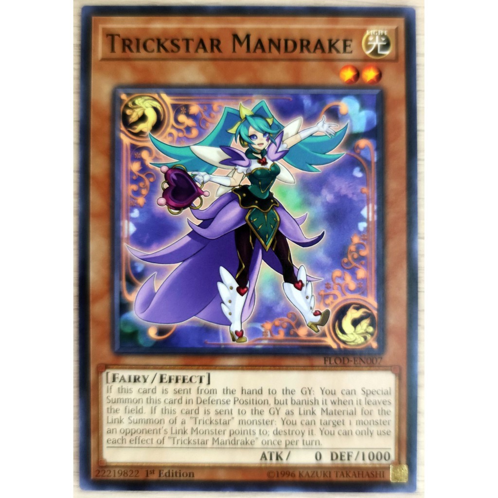 [Thẻ Yugioh] Trickstar Mandrake |EN| Common (VRAINS)