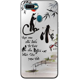 Ốp lưng OPPO A7 2018, A5S, A12 in hình Cha mẹ thư pháp