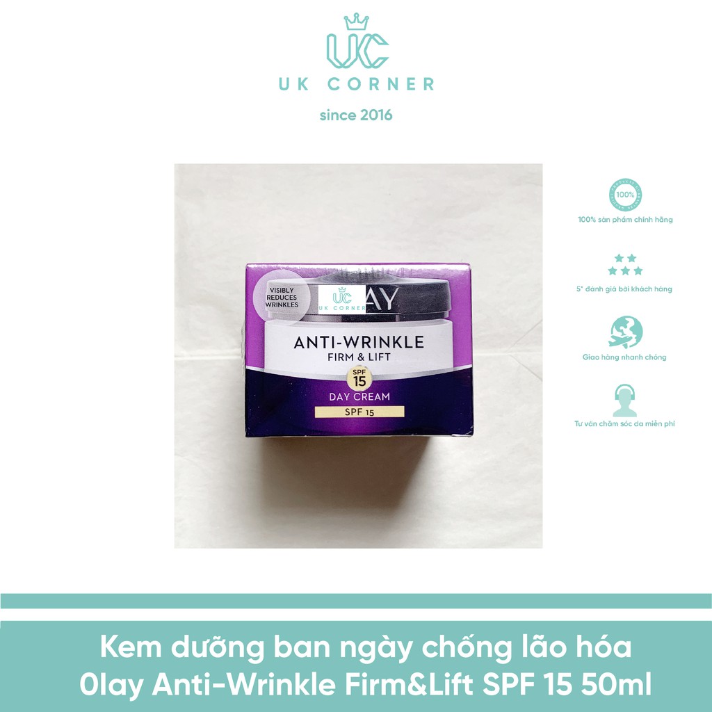 Bill UK Kem chống lão hóa Olay 0Iay Anti-Wrinkle Firm and Lift 50mL