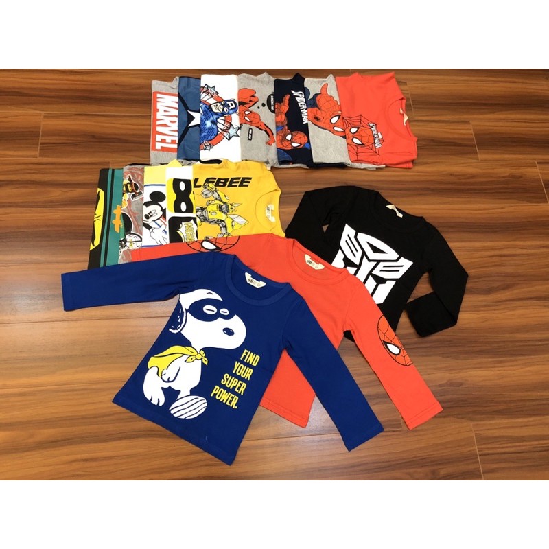 Áo cotton dài tay bé trai Marvel, ninja