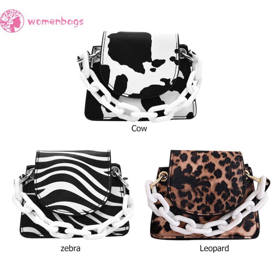 Sale 68% Túi Đeo Vai Da PU Hoạ Tiết Da Động Vật Dành Cho Nữ, Zebra pattern Giá gốc 139000đ - 13M103-4