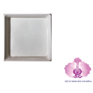 Đĩa lót chậu vuông 12cm - #065d#