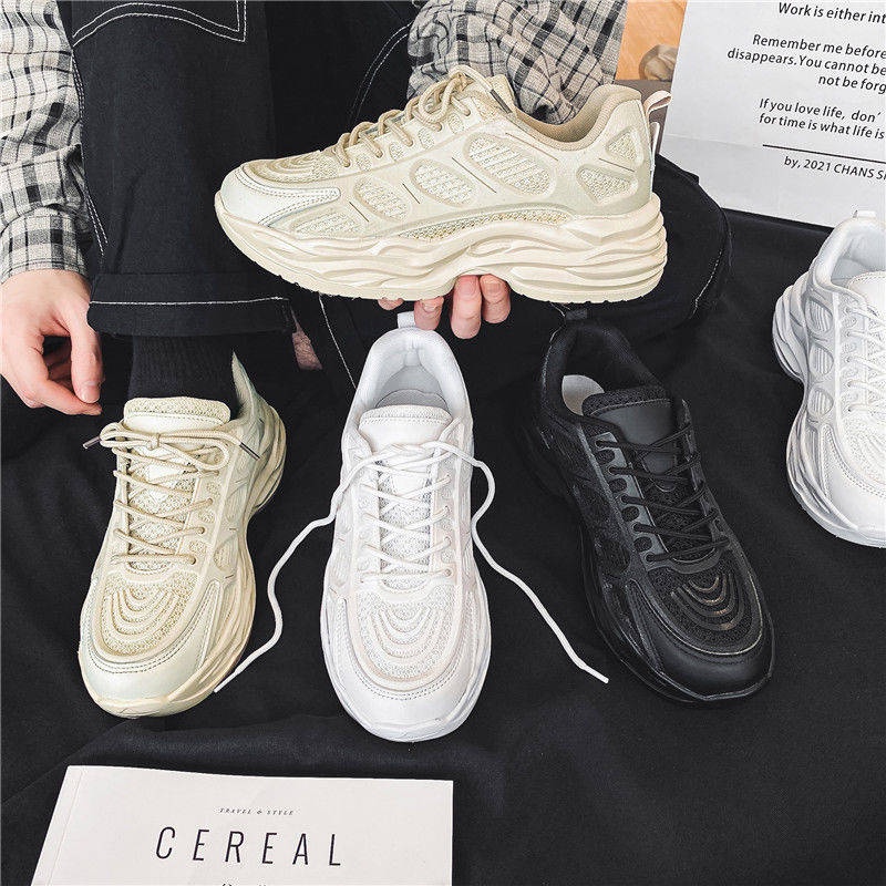 Giày đế dày tăng chiều cao phong cách Hàn Quốc trẻ trung dành cho nam