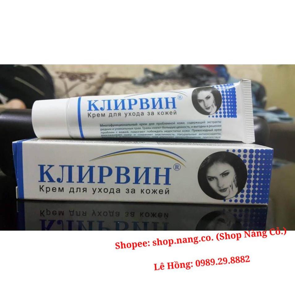 [Chính Hãng] Kem Sẹo Nga Klirvin - Xóa sẹo, thâm, rạn da... Giúp phục hồi các tổn thương trên da, thúc đẩy tái tạo da