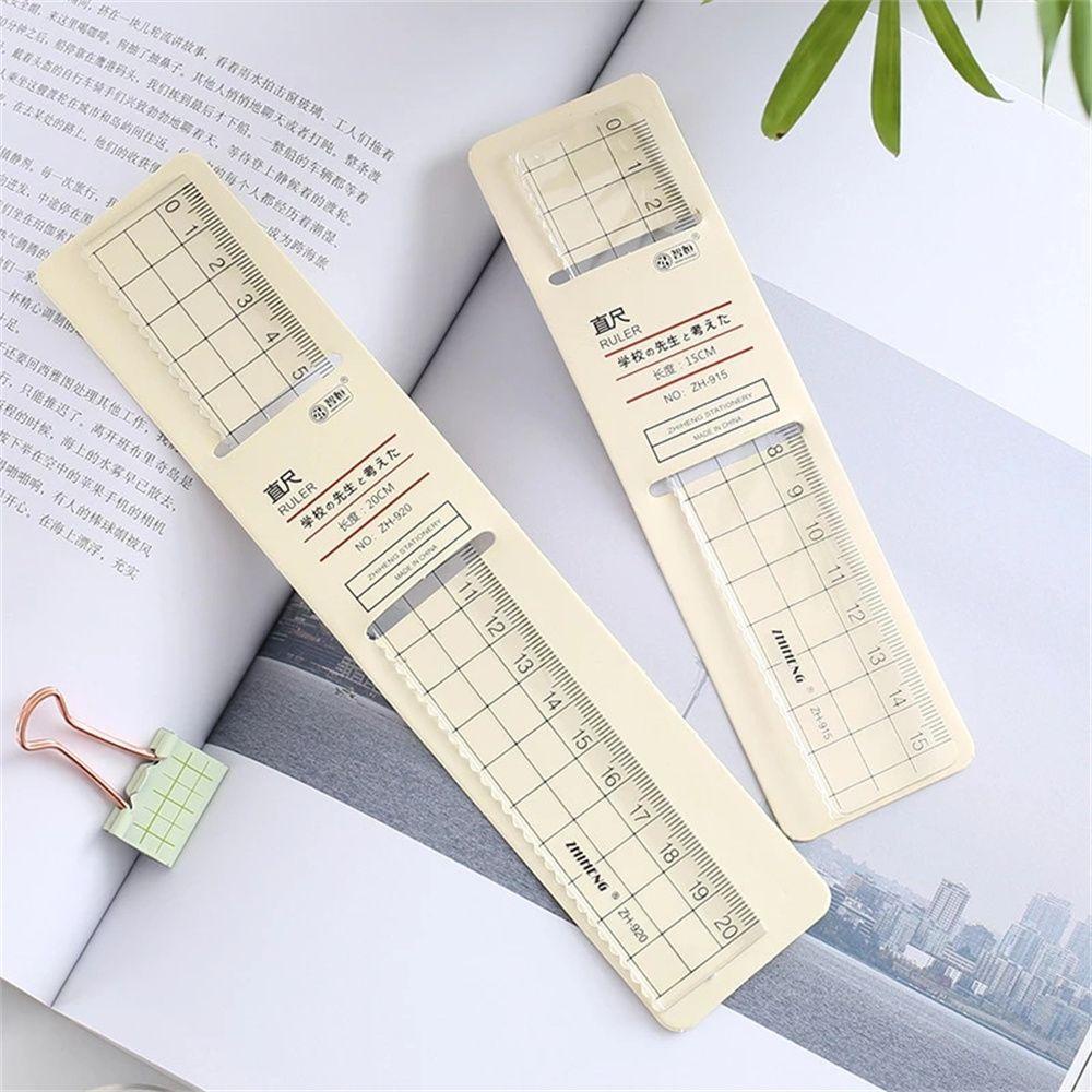 Thước Kẻ Trong Suốt Hình Tam Giác 15cm 18cm 20cm Tiện Dụng Cho Văn Phòng
