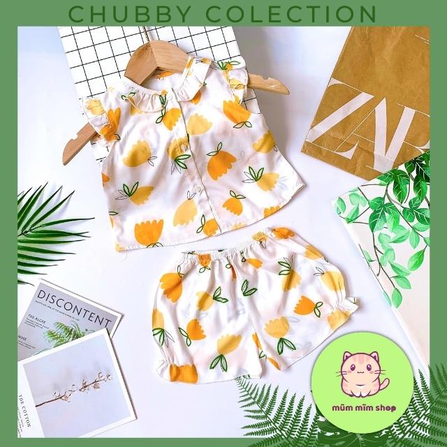 Đồ Bộ (Tole) Tôn Lanh Mặc Nhà Bé Gái Mát Mẻ Siêu Xinh Từ 4-16 Kí