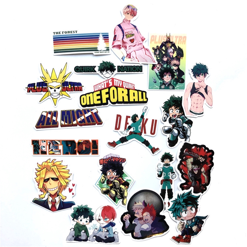 ❉ My Hero Academia Series B Stickers ❉  73Pcs/Set Anime Midoriya Izuku Bakugou Katsuki Todoroki Shoto DIY Fashion Waterproof Luggage Laptop Decals Stickers