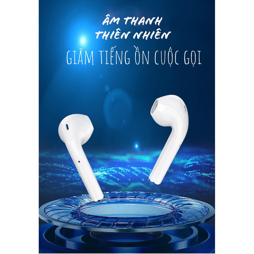 |Siêu Hay| tai nghe Bluetooth 5.0 Không Dây I88 cao cấp - Âm Thanh Cực Hay TWS cổng sạc micro usb