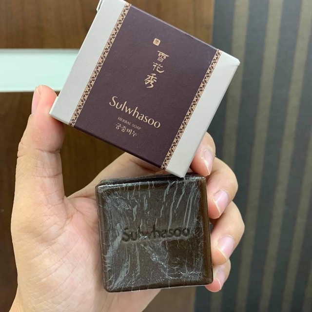 [ TẶNG GÓI GIẤY THẤM DẦU] Xà bông rửa mặt thảo dược Sulwhasoo Herbal Soap 15g | BigBuy360 - bigbuy360.vn