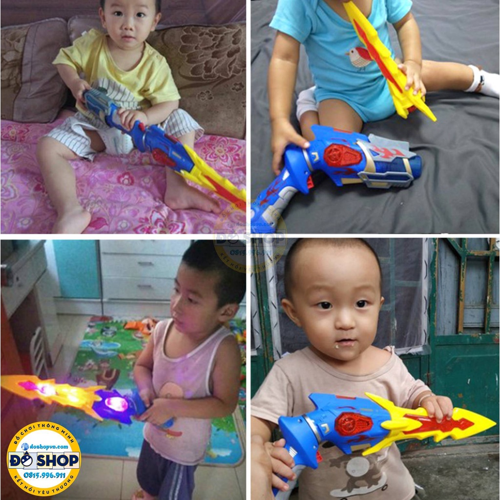 Đồ Chơi Súng Biến Hình Kiếm Ánh Sáng 3 Chức Năng SS04 (Tặng Kèm Pin) - Đô Shop