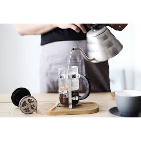 bình thủy tinh pha cà phê, pha trà kiểu Pháp French Press-HL