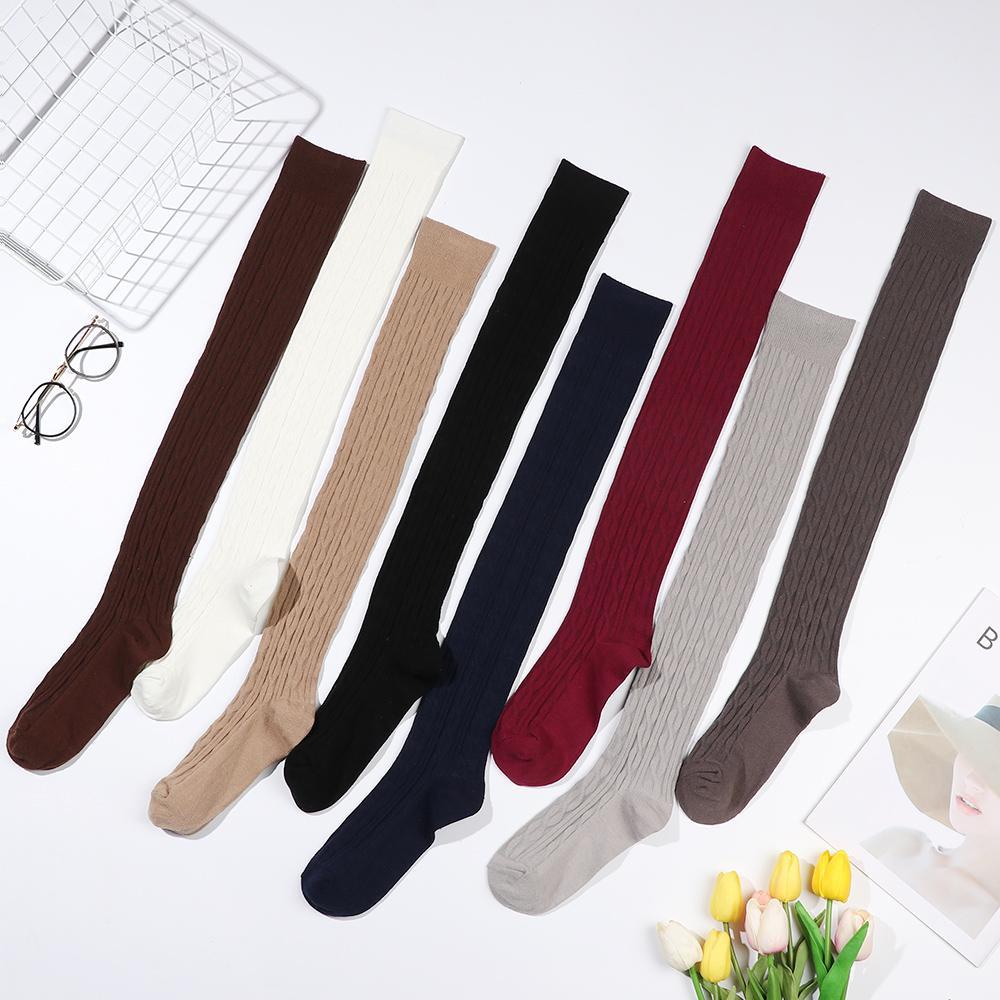 JUNE Tất Dài Qua Gối Hoạ Tiết Giáng Sinh