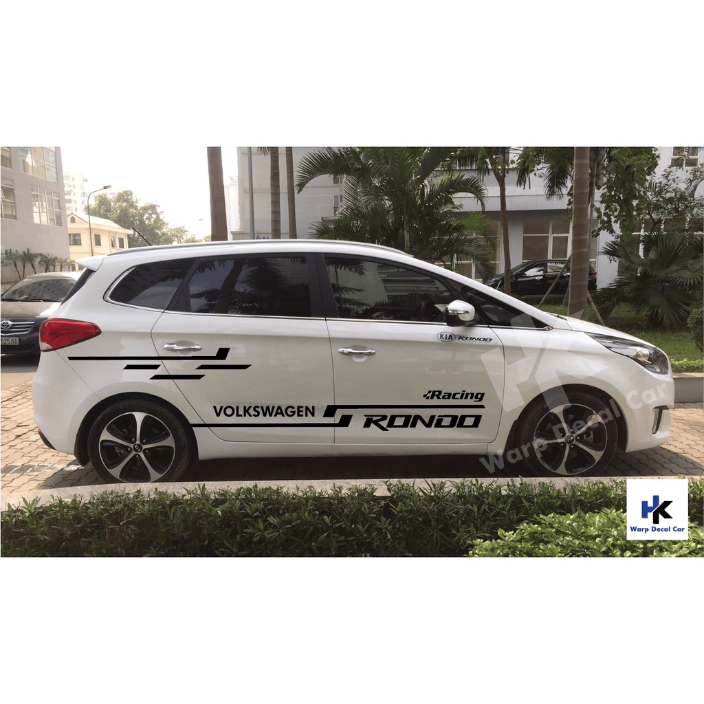 Tem xe Rondo-decal Rondo phong cách thể thao