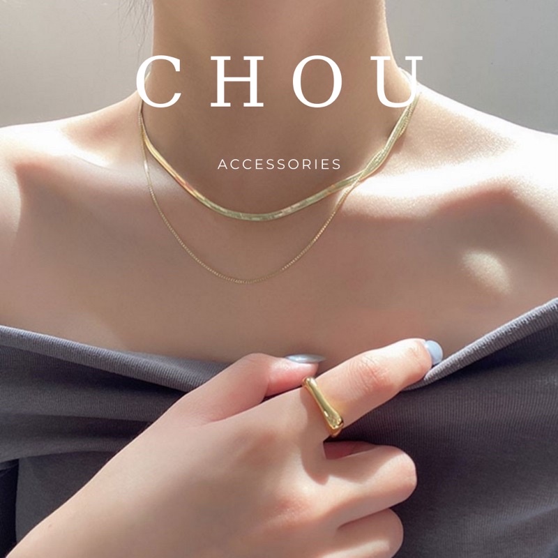 Dây Chuyền 2 Lớp Hàn Quốc | CHOU ACCESSORIES |