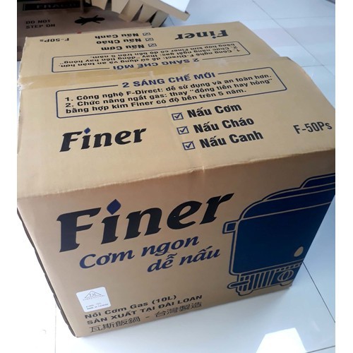 Nồi cơm gas Finer F-50Ps dung tích 10L