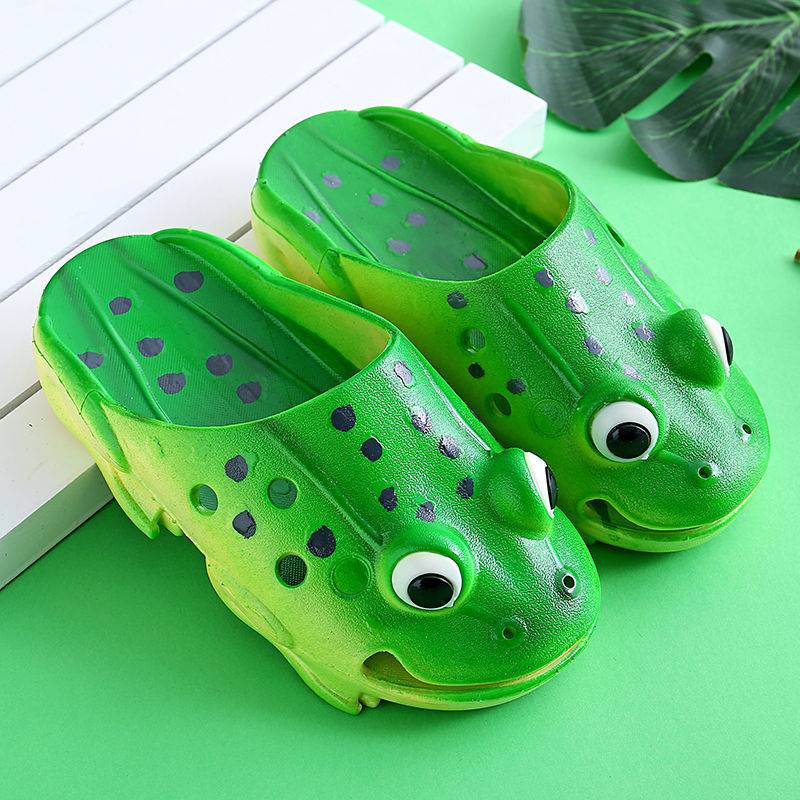 Dép Đi Trong Nhà Chống Trượt Hình Chú Ếch Dễ Thương Cho Bé