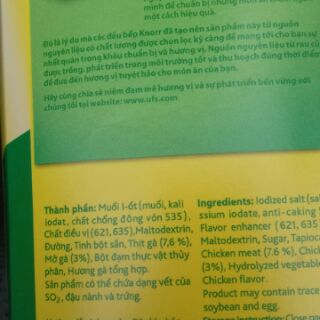 Bột thịt gà knorr (1 hộp 1kg )